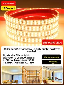 RUILUO | Waterproof Outdoor Lighting LED Strip