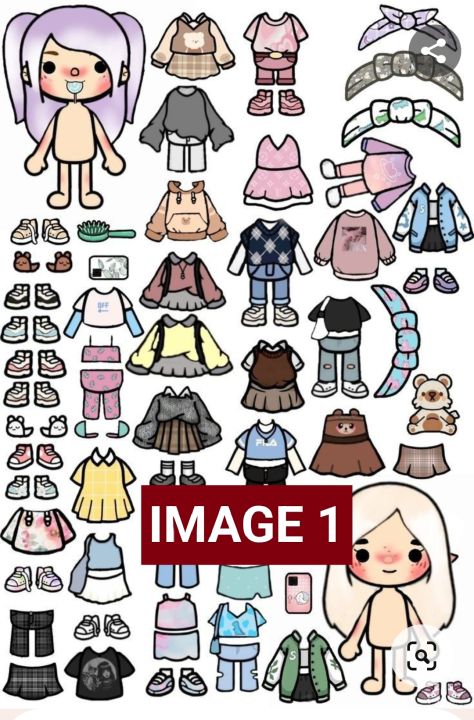 Toca Boca Paperdolls Toca Boca Dollhouse Toca Boca Quiet Book | Lazada PH