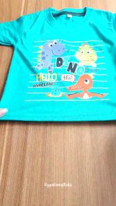 Baju Kaos Distro Anak Laki Laki Gambar Dinosaurus Lucu Import Usia 1 - 10 Tahun - Hypelane Kids