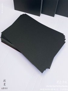 Double-Sided Black Card Paper A4 Size Watercolor Sketch Practice Colorful Pencil Drawing Blackboard Painting Art Supplies