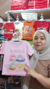 Baju Kaos Atasan Karakter Labubu Anak Perempuan Dan Laki Laki 1 - 10 Tahun - Hypelane Kids - DTF