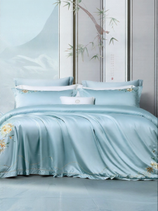 FUANNA (富安娜) | 120 Count Double Ply Luxe Damask Bedding Set