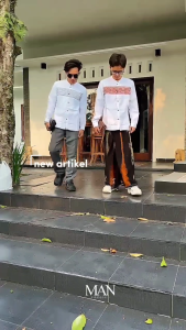 baju koko putih kemko pria dewasa lengan panjang kemeja songket premium