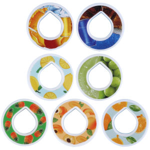 7pcs Flavour Scent Pods 0 Sugar Used In Flavoured Drinking Bottle Water Cup Fragrance Ring Drink More Water