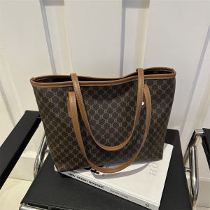 แฟชั่น High-End กระเป๋าถือสตรีใหม่ 2024 รุ่นอเนกประสงค์ Casual Tote กระเป๋าขนาดใหญ่ความจุกระเป๋าไหล่เดี่ยวสําหรับ Office Commuters