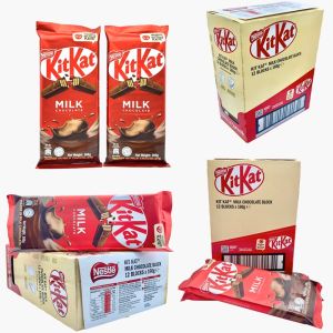 12pcs X 160g - [ Kit Kat Milk Chocolate Block Outer ]