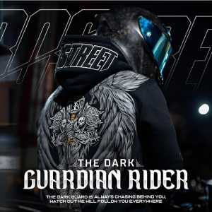 Jaket Prostreet Guardian Rider Prostreet Terbaru / Sweater Hoodie Prostreet The Dark Guardian Premium / Jaket Sweater Cowok Terbaru 2022 Keren Gaya