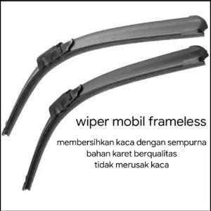 Wiper Mobil Framless Set Kiri Kanan 20\"-16\" untuk Avanza Xenia 2003-2021