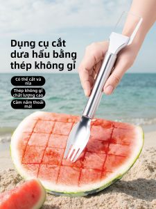 MAGIC KITCHEN | Magic Kitchen Watermelon Slicer & Dicer Stainless Steel Dual-Head Tool
