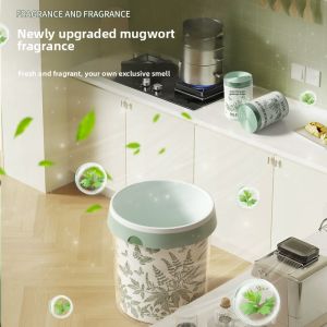 MONLEYTA | Thickened Kitchen Garbage Bags Japanese Mint Flavor Handheld Mosquito Proof Drawstring Plastic Bags For Home Use
