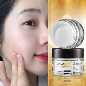 Kem face dưỡng da ban đêm Prettyskin Melas 2X Night Cream(50ml) hỗ trợ mờ nám tàn nhang dưỡng ẩm làm đều màu da