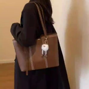 BJ58062 - WHITE/KHAKI/COFFEE/BLACK TAS BAHU SHOULDERBAG JINJING TOTEBAG HANDBAG TAS WANITA FASHION IMPORT MODIS ELEGAN TERMURAH TERLARIS TERBARU BAGSTORE JAKARTA TAS BATAM CR8062