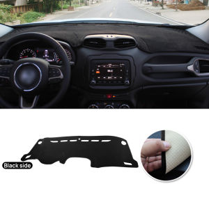 For Jeep Renegade 2015~2022 Car Center Console Dashboard Trim Mat Sunshade Anti-UV Pad Sun-proof Carpet Non-slip Mat Accessories