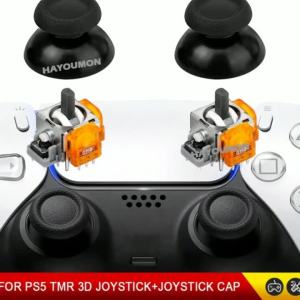 TMR Electromagnetic Joystick For PS5 Gamepad 3D Analog Stick Sensor Module For PS5 Controller with Joystick Caps Game Accessory
