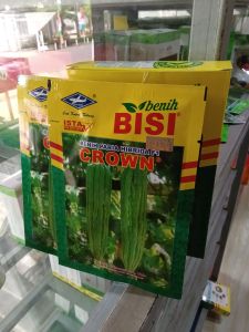 Benih Pare Paria Jumbo Berbobot Crown F1 (Cap Benih Bisi Kapal Terbang) isi 10 Gram BISI