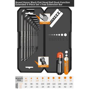 KUWUBIANJING | High Strength Alloy Steel Hex Key Set