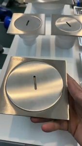 304 stainless steel floor cleaning port check valve entrance balcony drain check door floor drain