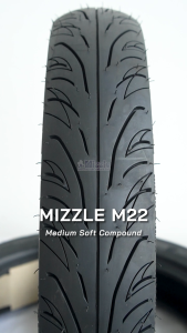 Sepasang Ban Motor Mizzle M22 Ring 14 (Tubeless Matic Ring 14)
