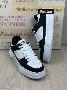 Marc Ecko Kasut Sneaker Fesyen Jalanan Lelaki Men Fashion Street Sneakers EML5401 / EML5402 - Warna Hitam / Warna Putih / Black / White