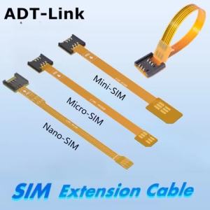 Bộ Chuyển Đổi Mở Rộng Thẻ SIM 1 Chiếc Thành Bộ Mở Rộng Nano SIM Tiêu Chuẩn 2FF 153mm Của Eelhoe