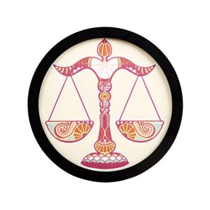 Round Wooden Picture Frames Creative Gift DIY Wall Hanging Wood Picture Holder Wall Mounted Photo Frame Round Home Decoration