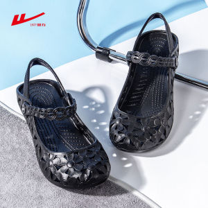 Giày Sandal Plasticy Cooset Cho Nữ Mùa Hè Phong Cách Hàn Quốc Giày Đế Bằng Đế Dày Giày Đế Bằng Đế Nhẹ Giày Bệt Giày Bệt