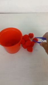 HAULA TOYS | Mainan Montessori / Mainan Edukasi Sorting Color Pompom
