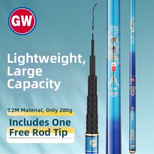 GW | Ultra Light Hard Fishing Rod for Big Fish 6H