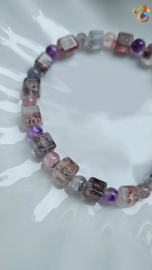 Super Premium Grade Super 7 Cube / Free Form Cube Bracelet