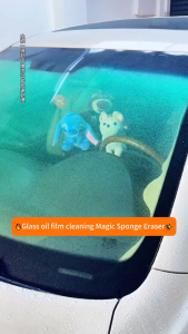 Glass oil film cleaning Magic Sponge Eraser/Car Glass Oil Film Cleaning Wipes/ Glass Stain Remover/Auto Glass bursh/One Wipe For Glass Film /Oil Film Remover For Glass