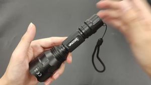 VASTFIRE | LED Tactical Flashlight White/Green/Red Light Torch Hunting USB Rechargeable 350LM 600-800 Yards Range C8 Shooting Scout Lights