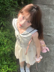 Y6Y | Váy ngắn chữ A không tay cổ thuyền phong cách ngọt ngào mùa hè cho nữ Váy chữ A cạp cao váy ngắn chữ A thường ngày