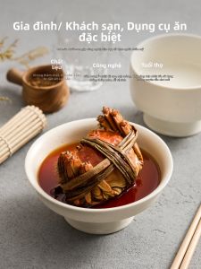 YOGEHOME | Elegant Porcelain High-Foot Snack Plate Commercial Hotel