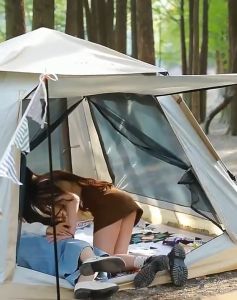 6-8 Person Outdoor Tent for Camping Automatic Tent Outdoor Pop Up Tent Double Layer WaterProof Family Travel Hiking Tent