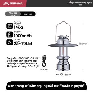 BSWOLF | Đèn Lồng Dã Ngoại Bền Bỉ và Di Động