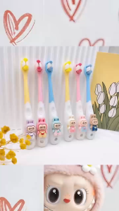 Labubu Childrens Toothbrush 3-6 Years Old-12 Years Old Soft Bristles Teeth Change Over Half Teeth Period Baby Baby Baby Teeth