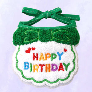VOA | Pet Birthday Decorative Collar Hat with Saliva Towel for Dogs and Cats