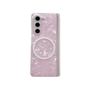Fashion Color Hinge Protective Magnetic Phone Case for Samsung Galaxy Z Fold 8 Ultra 7 6 5 for Wireless Charging Anti-drop Case