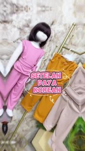 NATALIA - Setelan Anak Perempuan Daya / One Set Anak Perempuan Korean Style