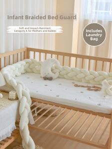 ANYOUBI | Braided Knot Baby Bed Bumper Soft Cushioning