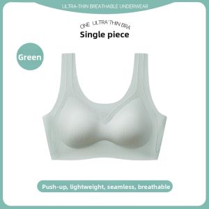 MiiOW | Wireless Seamless Ice Silk Womens Bra Wide Strap Thin Summer Breathable Comfortable Underwear MiiOW Cat Person Brand