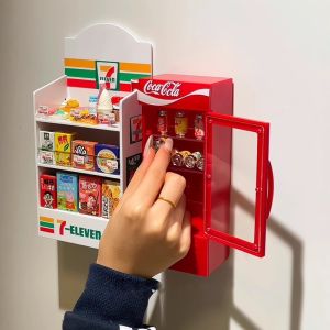 Magneesia Tấm Lợp Tủ Lạnh Đồ Trang Trí Dễ Thương Mini Cola Thiết Kế Sáng Tạo Tấm Lợp Tủ Lạnh Hình Chữ Nhật Trang Trí Nhà Cửa