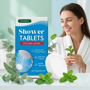 Shower Steamers Tablets Aromatherapy Moisturizing Stress Fatigue Relief Relaxing Gentle Cleansing Smooth Soothing Shower Tablets
