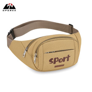 UPGREE กระเป๋ากีฬาเอวกระเป๋ากระเป๋าหน้าอกข้ามร่างกายกระเป๋าอเนกประสงค์มัลติฟังก์ชั่นกระเป๋าเอวขนาดเล็กกระเป๋ากันน้ำเอวทนทานมีสายรัดปรับได้สำหรับการออกกำลังกาย