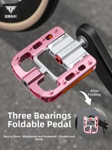 TOSUOD | Folding Non-slip 3P Bearings Pedal