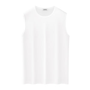 Áo ba lỗ MiiOW nam làm bằng cotton nguyên chất cổ tròn vai rộng thoáng khí