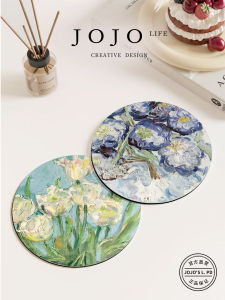 Đệm Bàn Ăn Chống Thấm Nước Chịu Nhiệt Cao Cấp Họa Tiết Hoa Đệm Bàn Ăn Chống Cháy Bằng Vải Polyester Đơn Giản Hiện Đại