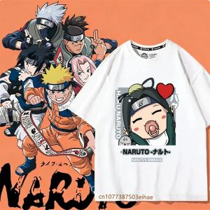 Bandai | Summer Naruto Short Sleeve T-shirt Boys Half Sleeve Help Naruto Kakashi Childrens Clothing T-shirt Childrens Clothing Trend