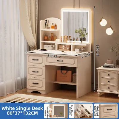 Compact With Mirror Storage Dressing Table