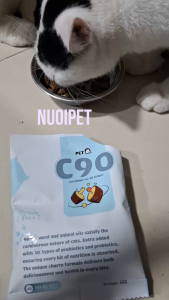 Thức ăn hạt cho mèo PetQ Hạt Churro C90 C90U C90K 90% từ thịt & dầu động vật - Nuôi Pet Shop